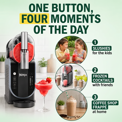 Ninja SLUSHi – Authentic Slush at Home in 30 Minutes, No Ice Required