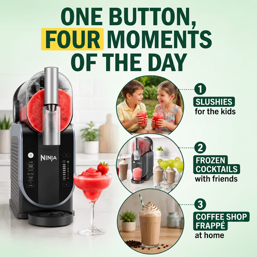 Ninja SLUSHi – Authentic Slush at Home in 30 Minutes, No Ice Required
