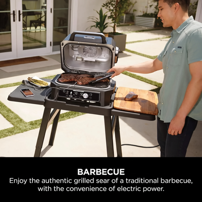 Ninja Woodfire PRO Connect XL Electric Grill (with thermometer and app)