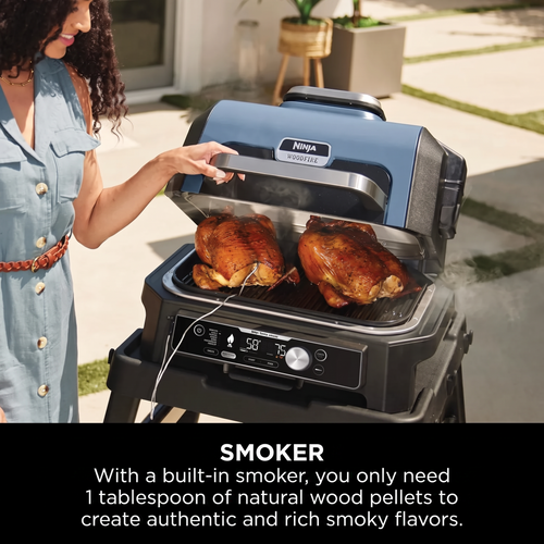 Ninja Woodfire PRO Connect XL Electric Grill (with thermometer and app)