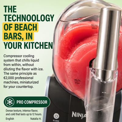 Ninja SLUSHi – Authentic Slush at Home in 30 Minutes, No Ice Required