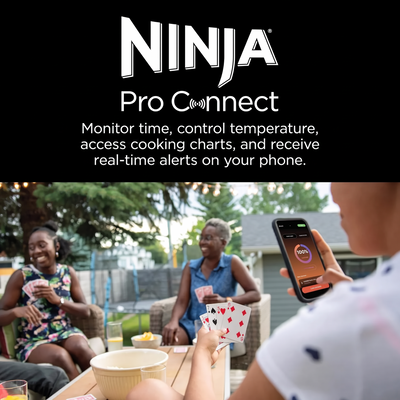Ninja Woodfire PRO Connect XL Electric Grill (with thermometer and app)