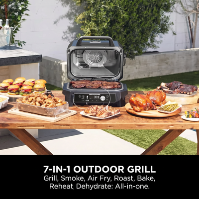 Ninja Woodfire PRO Connect XL Electric Grill (with thermometer and app)