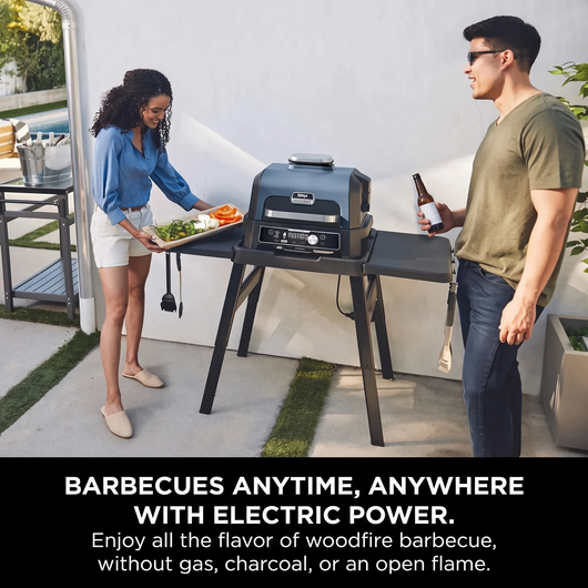 Ninja Woodfire PRO Connect XL Electric Grill (with thermometer and app)