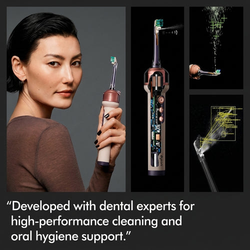 The only toothbrush with a camera powered by Gap Optical Targeting™
