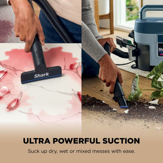 Shark EveryMess Portable 3-in-1 Stain Eliminator, Wet Vac & Dry Vac