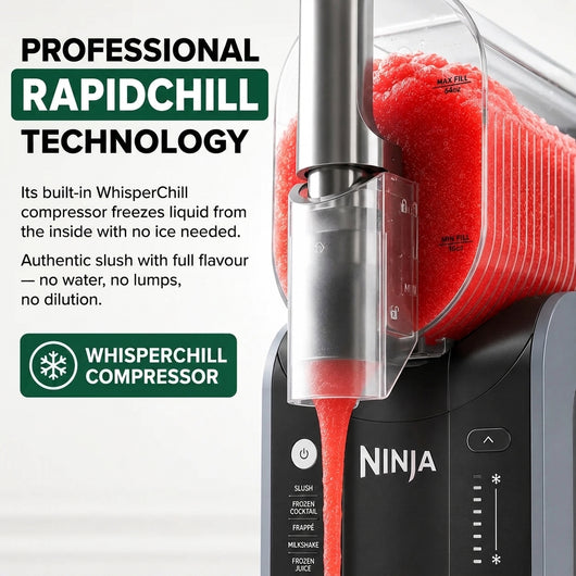 Ninja SLUSHi – Authentic Slush at Home in 30 Minutes, No Ice Required