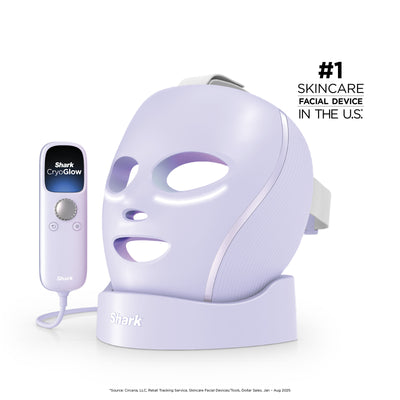 Shark CryoGlow Plus™ LED Face Mask & Charging Stand