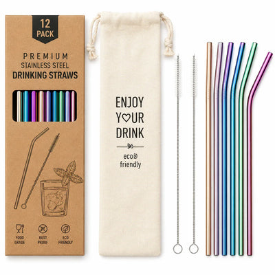 Premium Reusable Straw Pack